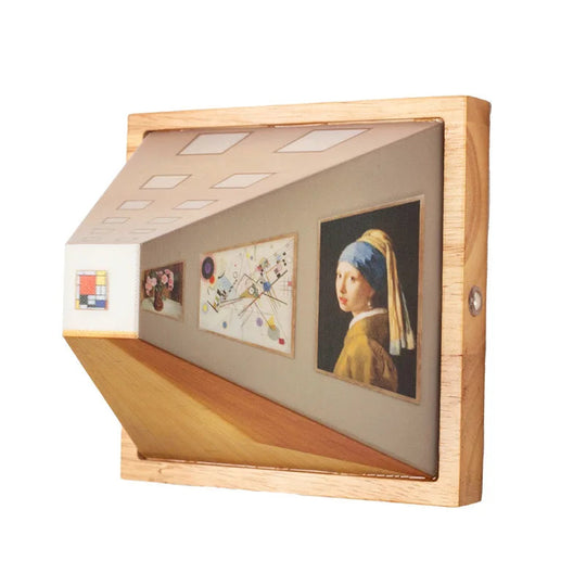 Moderne LED-Wandlampe 3D Kunst für Zuhause 0