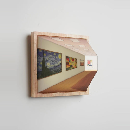 Moderne LED-Wandlampe 3D Kunst für Zuhause 1