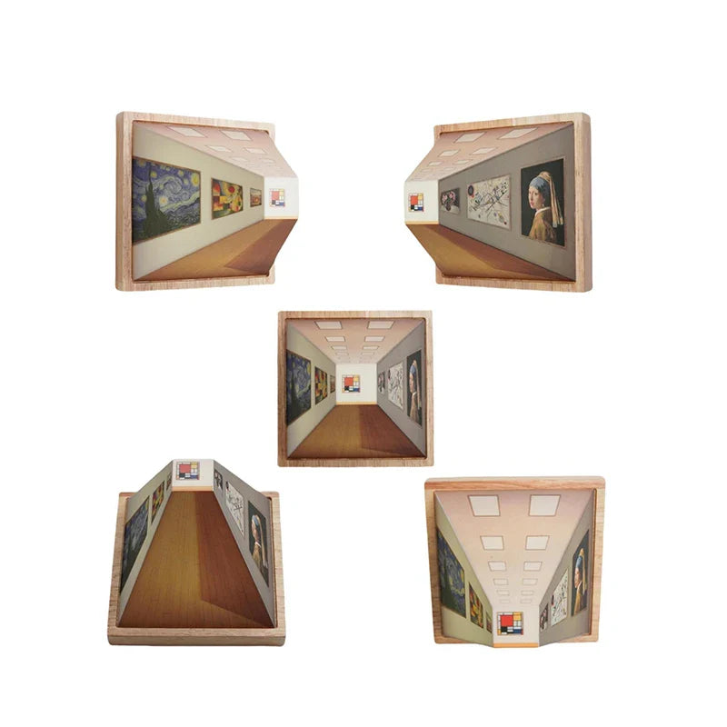 Moderne LED-Wandlampe 3D Kunst für Zuhause 2