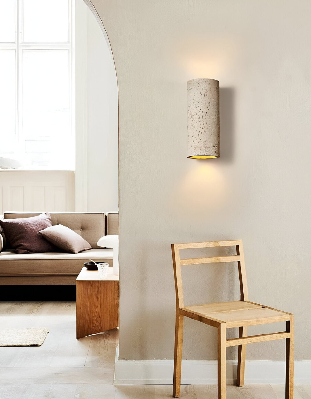 Moderne LED-Wandleuchte Zylindrisch für Innen- und Außenbereich 3