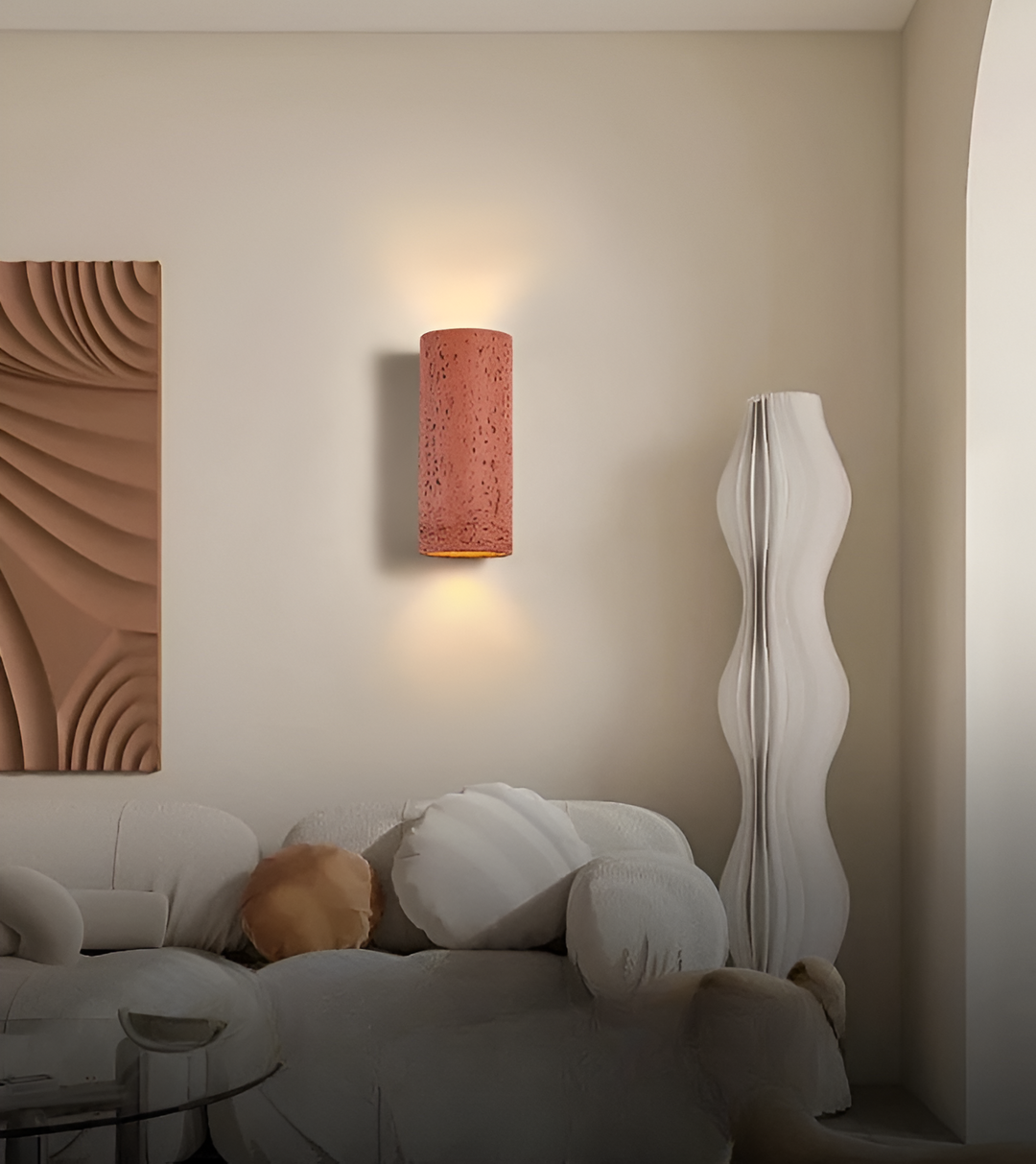 Moderne LED-Wandleuchte Zylindrisch für Innen- und Außenbereich 6