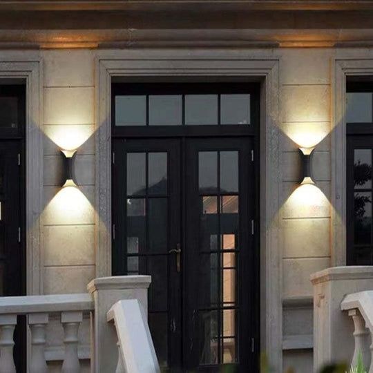 Moderne LED-Wandleuchte für den Außenbereich 10