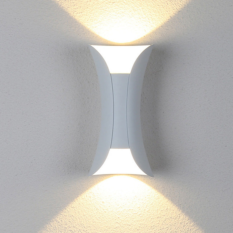 Moderne LED-Wandleuchte für den Außenbereich 11