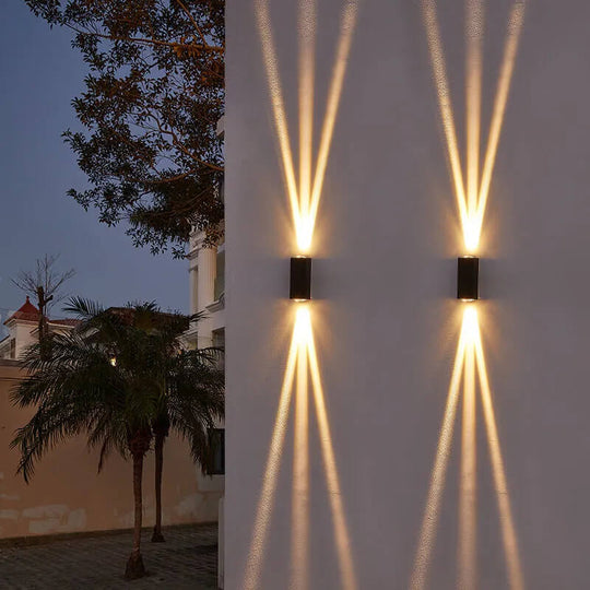 Moderne LED-Wandleuchte für den Außenbereich 12