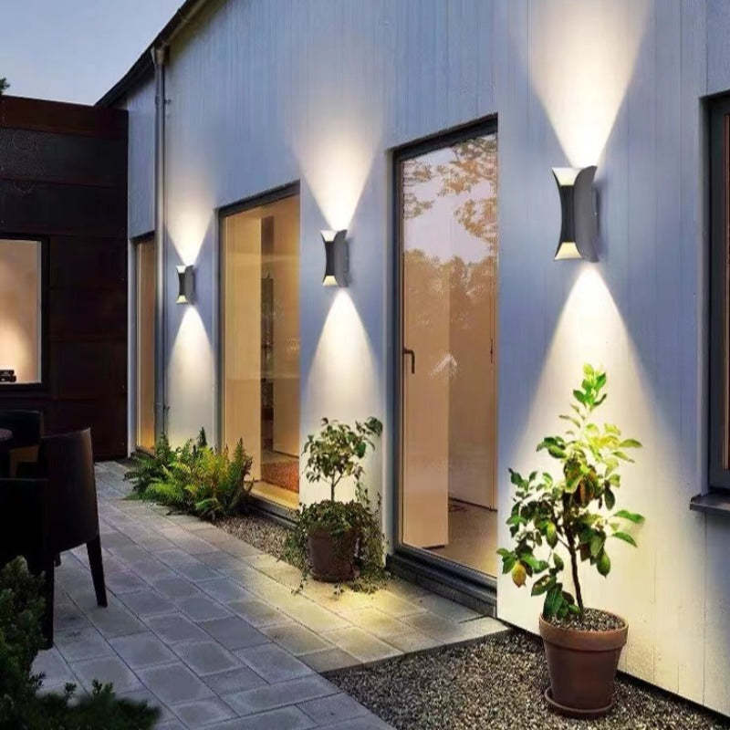 Moderne LED-Wandleuchte für den Außenbereich 13