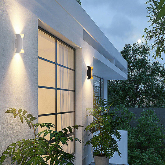 Moderne LED-Wandleuchte für den Außenbereich 4