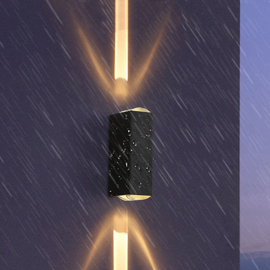 Moderne LED-Wandleuchte für den Außenbereich 9