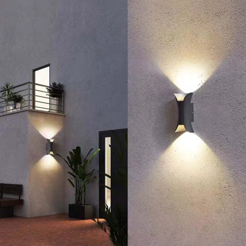 Moderne LED-Wandleuchte für den Außenbereich 9