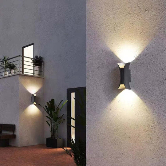 Moderne LED-Wandleuchte für den Außenbereich 9