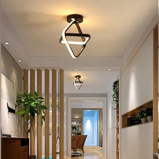 Moderne LED Deckenleuchte Doppelring Design für Wohnzimmer und Büro 2