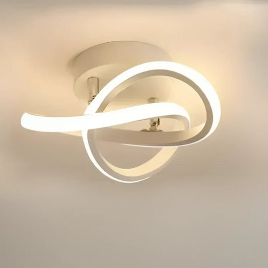 Moderne LED Deckenleuchte Doppelring Design für Wohnzimmer und Büro 9