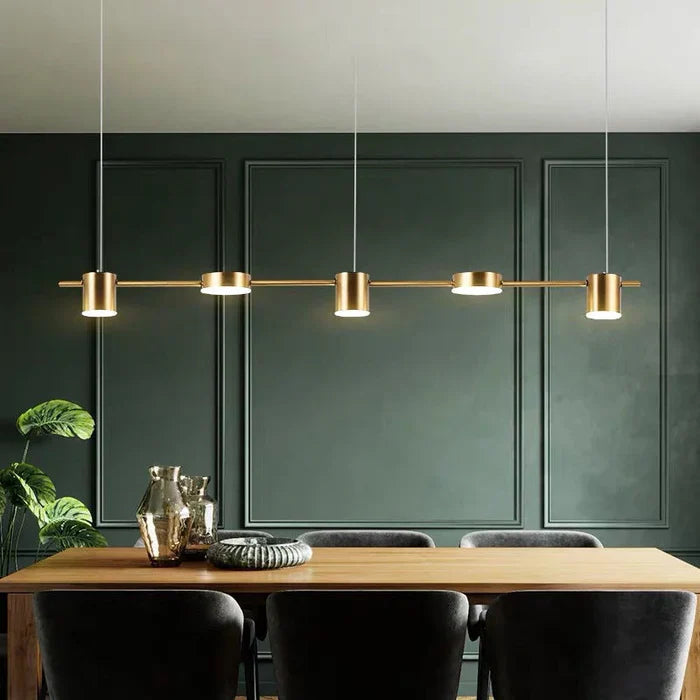 Moderne Pendelleuchte Aluminium AuraDrum 1