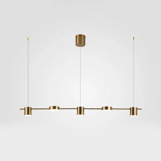 Moderne Pendelleuchte Aluminium AuraDrum 4