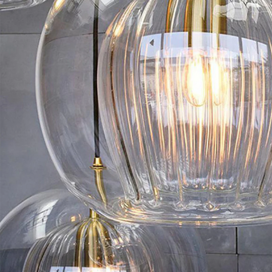 Moderne Pendelleuchte Kugelform für Wohnräume 4
