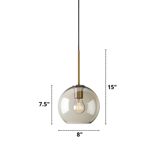 Moderne Pendelleuchte aus Glas für stilvolle Räume 0