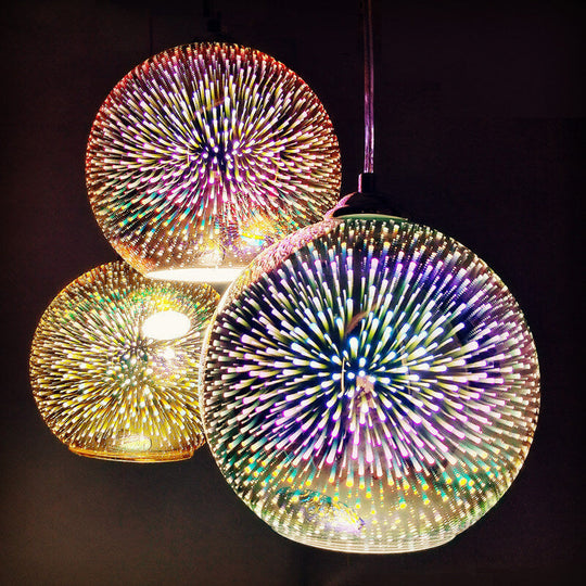 Moderne Pendelleuchte mit 3D-Feuerwerk Design 1