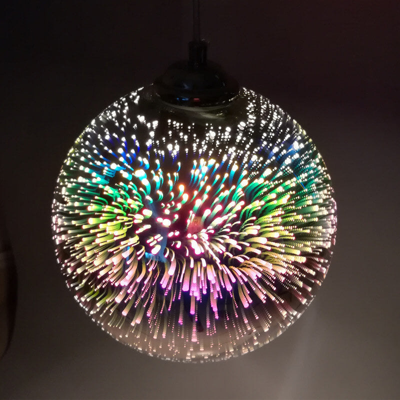 Moderne Pendelleuchte mit 3D-Feuerwerk Design 11