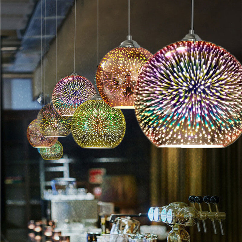 Moderne Pendelleuchte mit 3D-Feuerwerk Design 2