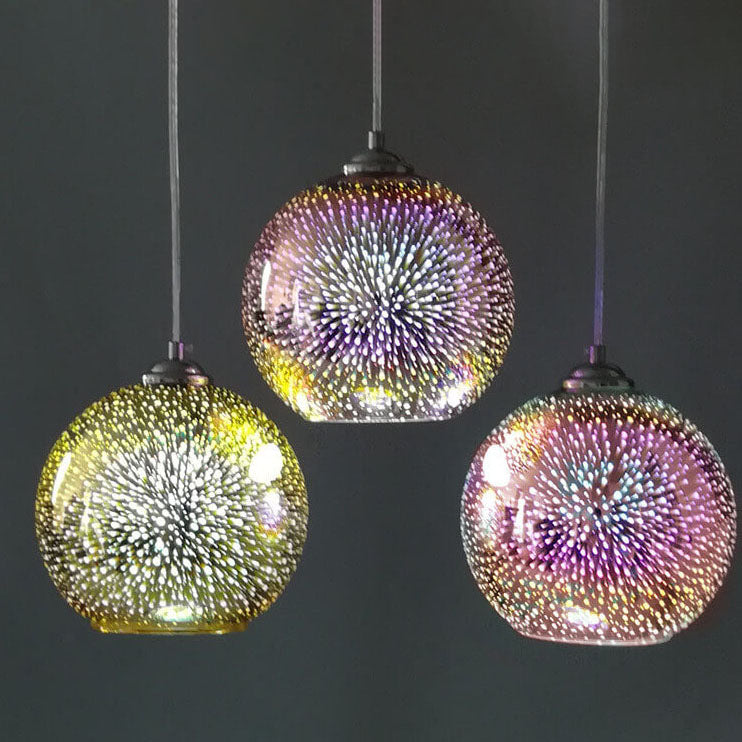 Moderne Pendelleuchte mit 3D-Feuerwerk Design 5