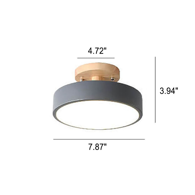 Moderne Runde LED-Deckenleuchte für Wohnräume 11