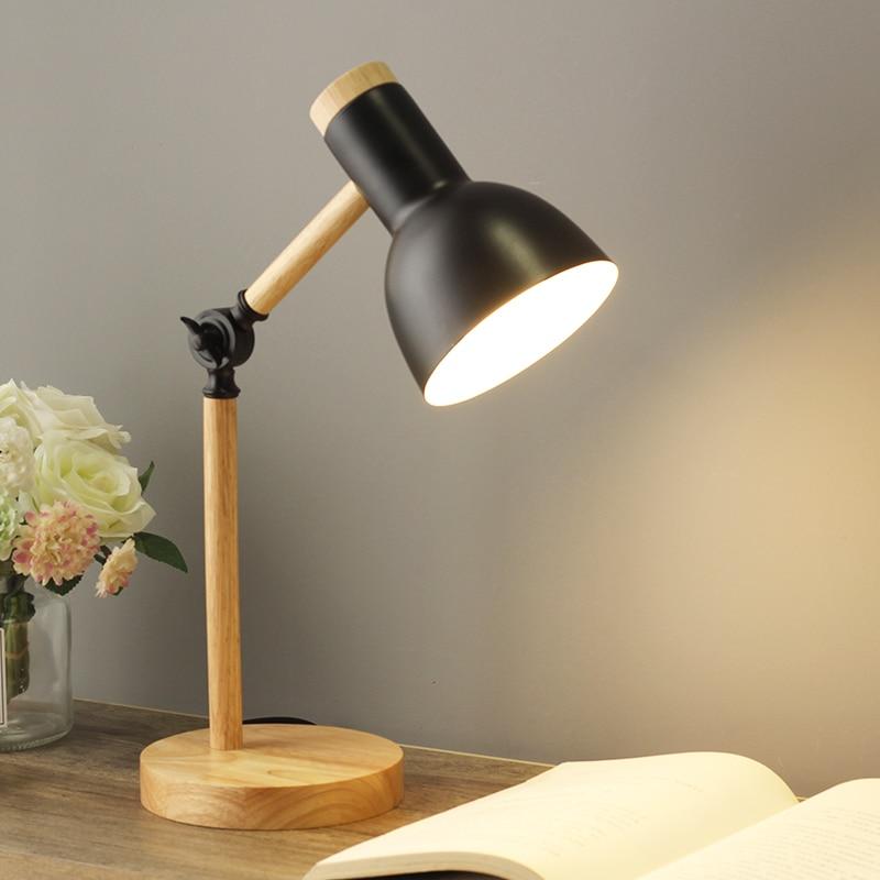 Moderne Schreibtischlampe LED im Skandinavischen Stil Verstellbar und Zusammenklappbar 0
