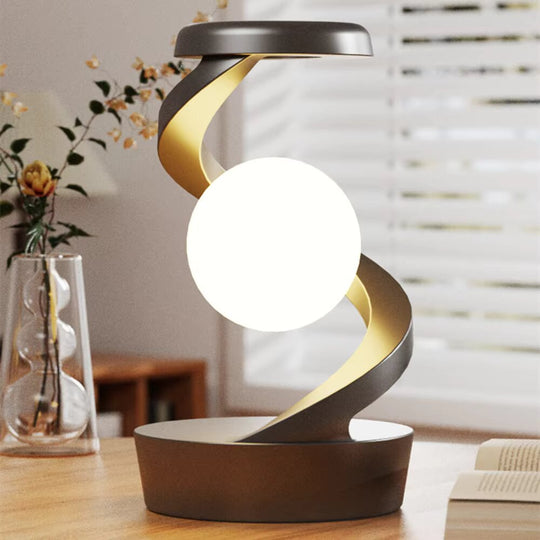 Moderne Schwimmende Lampe mit Rotierendem LED-Licht 0