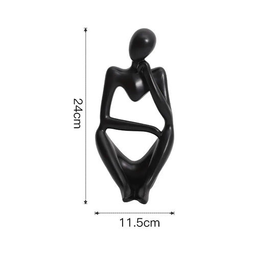 Moderne Skulptur Frau Figur für Büro und Zuhause 11