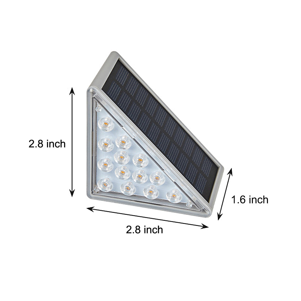Moderne Solar-Treppenbeleuchtung Außenbeleuchtung für Haus und Garten 6