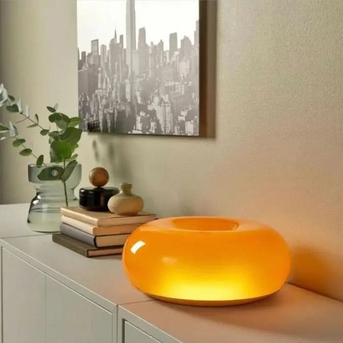 Moderne Tischlampe Donut Stilvoll 0