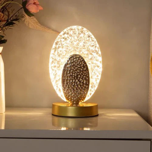 Moderne Tischlampe im Pfauenstil 0
