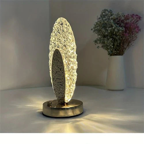 Moderne Tischlampe im Pfauenstil 1