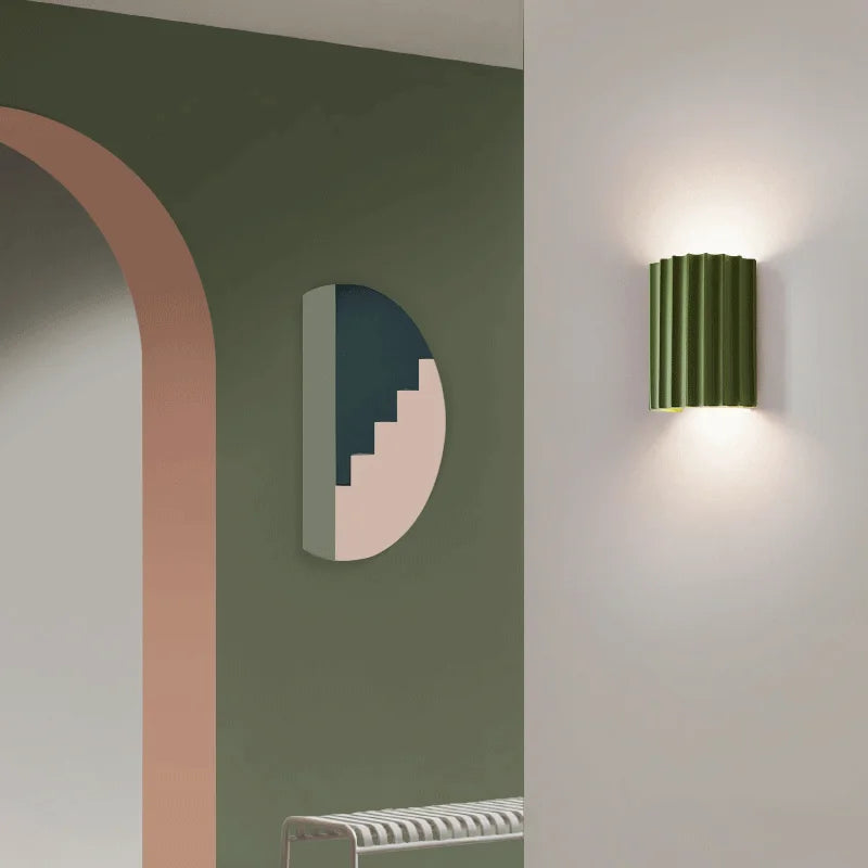 Moderne Wandlampe Kunstharz Design 2