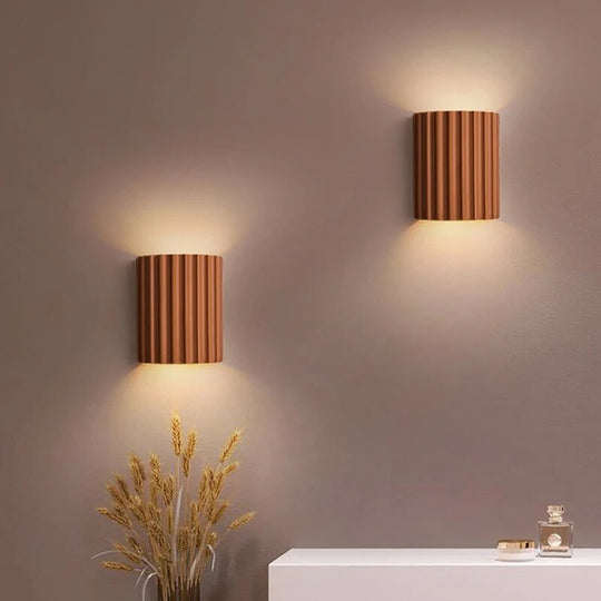 Moderne Wandlampe Kunstharz Design 6