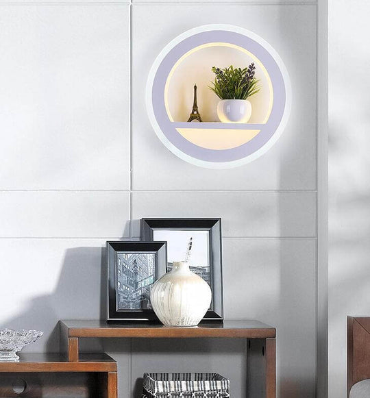 Moderne Wandlampe mit LED-Beleuchtung 1