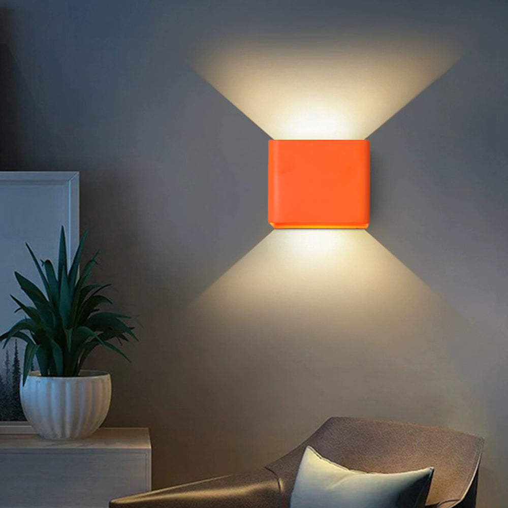 Moderne Wandleuchte Quadrat für Schlafzimmer 10