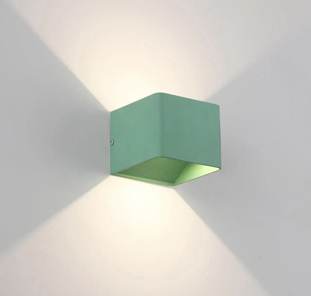 Moderne Wandleuchte Quadrat für Schlafzimmer 11