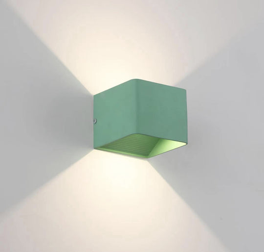 Moderne Wandleuchte Quadrat für Schlafzimmer 11