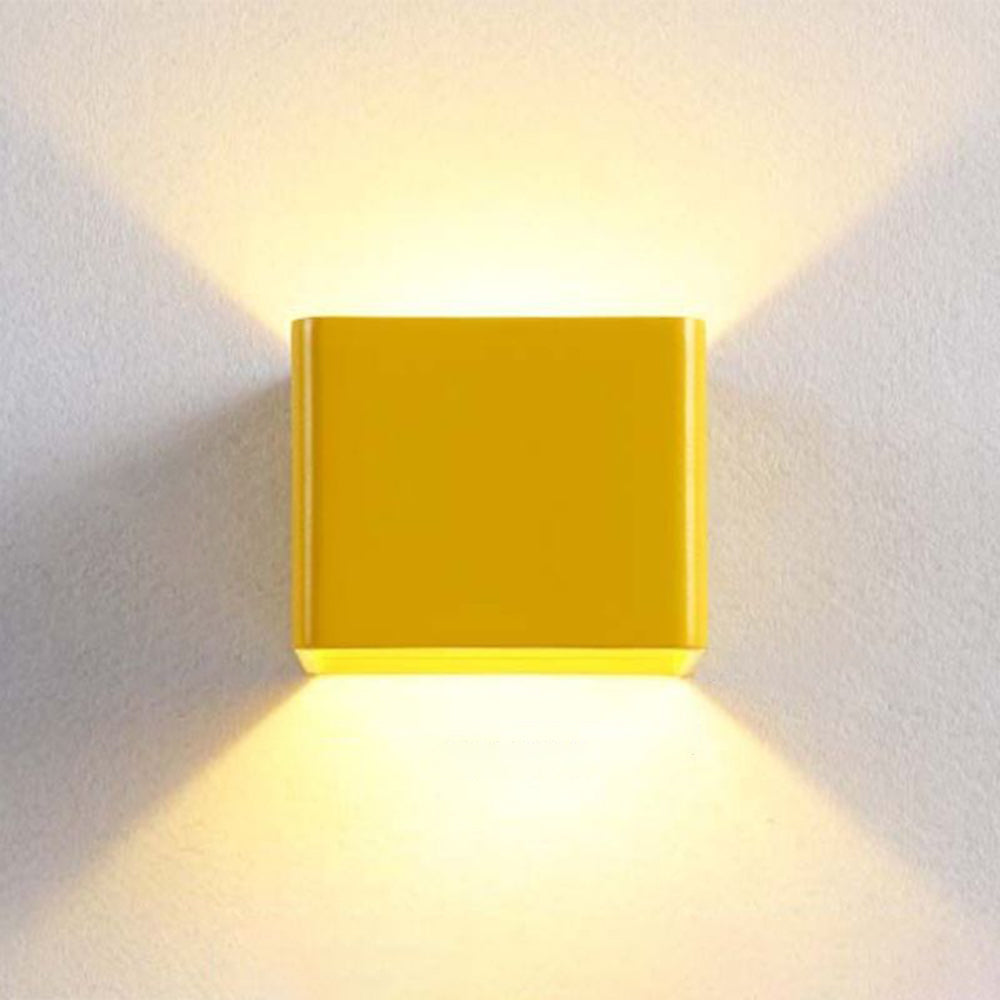 Moderne Wandleuchte Quadrat für Schlafzimmer 12