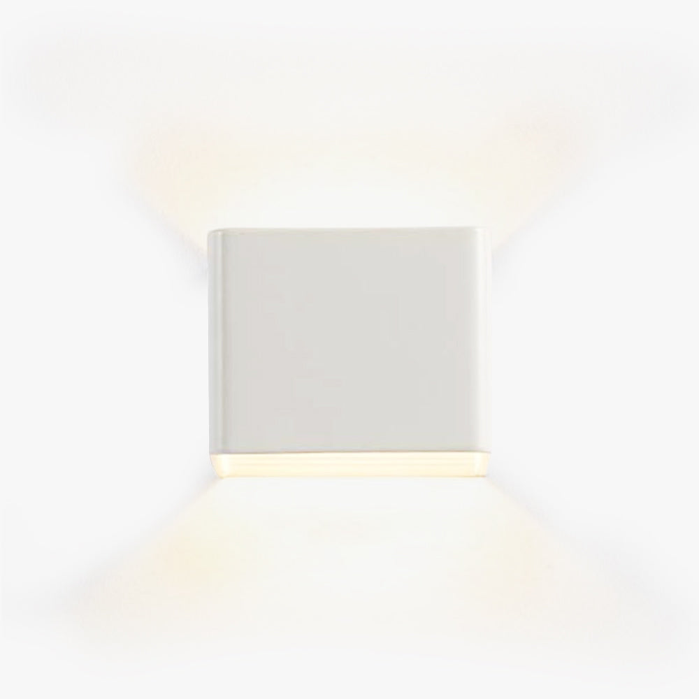 Moderne Wandleuchte Quadrat für Schlafzimmer 9
