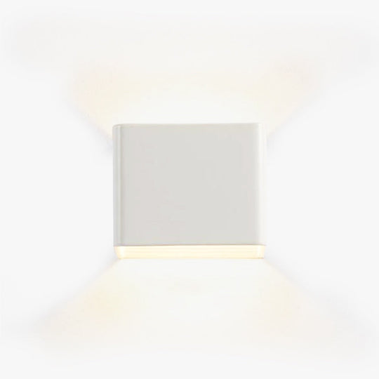 Moderne Wandleuchte Quadrat für Schlafzimmer 9