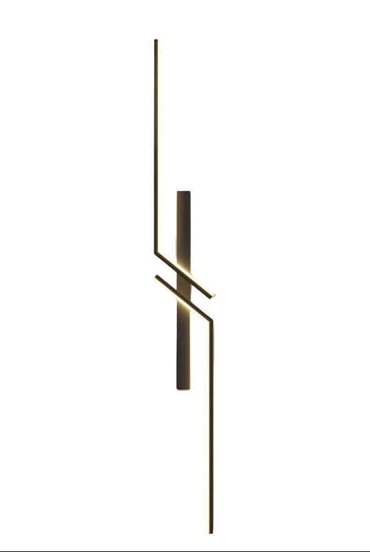 Moderne Wandleuchte Schwarz LED für Zeitgenössisches Design 0