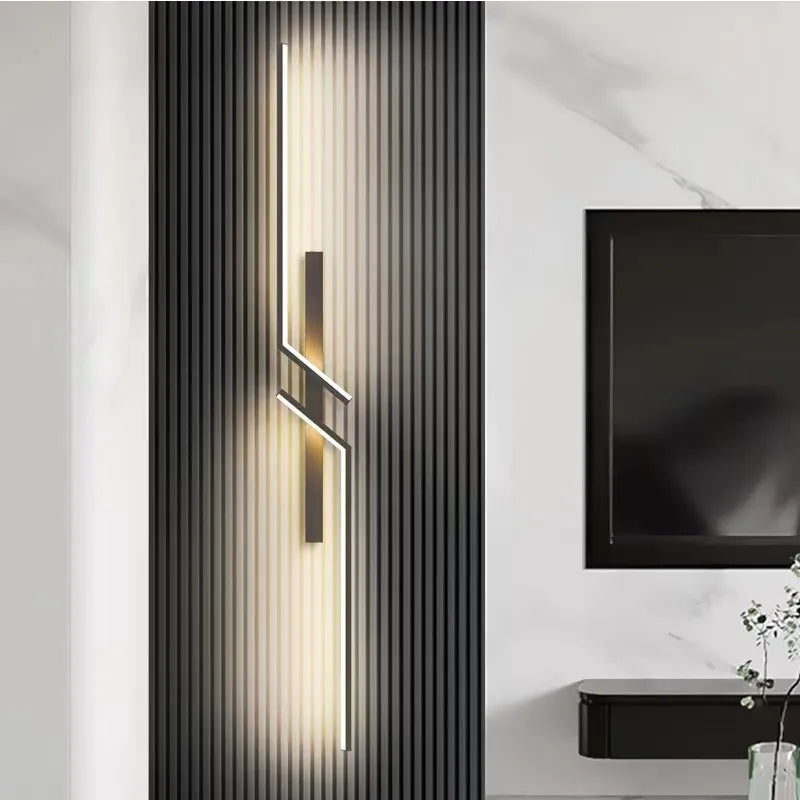 Moderne Wandleuchte Schwarz LED für Zeitgenössisches Design 2