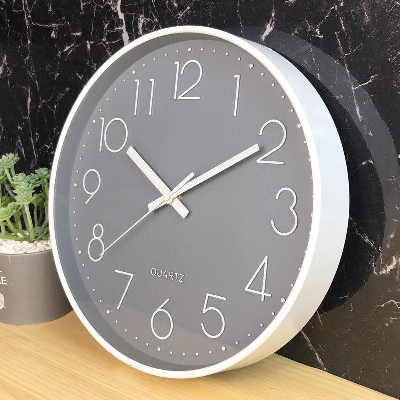 Moderne Wanduhr 12 Zoll Minimalistisch 11