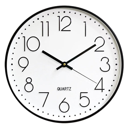 Moderne Wanduhr 12 Zoll Minimalistisch 4