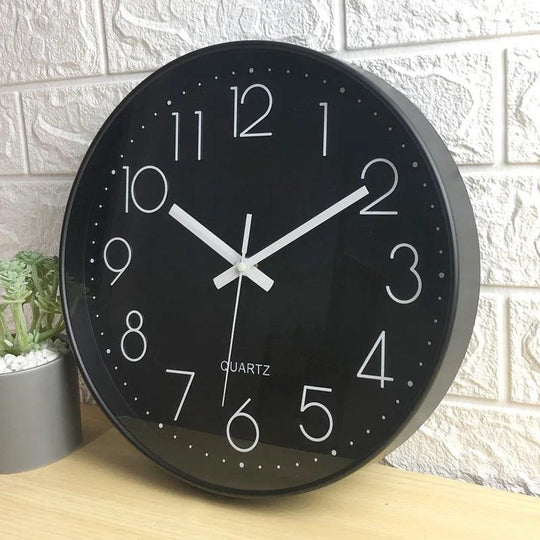 Moderne Wanduhr 12 Zoll Minimalistisch 6
