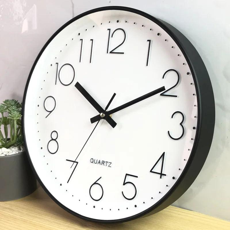 Moderne Wanduhr 12 Zoll Minimalistisch 8