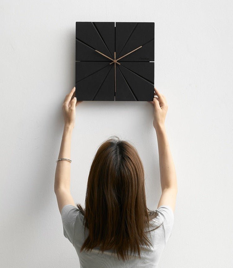 Moderne Wanduhr Geräuschloses Design für Wohnzimmer und Büro 2