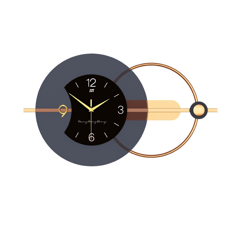 Moderne Wanduhr im Kreisformat 1