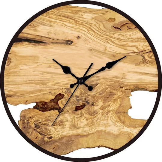 Moderne Wanduhr mit transparentem Design 0