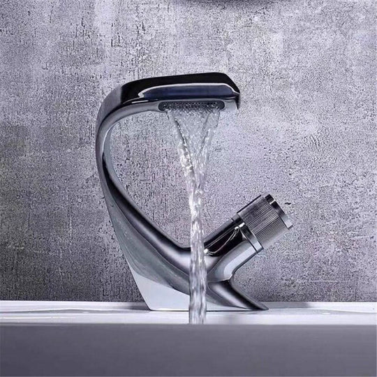 Moderne Waschtischarmatur Wasserfall-Design für stilvolle Badezimmer Armaturen Bad 4